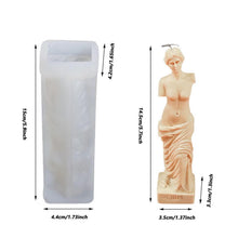 3D Venus Göttin Kerzenform aus Silikon – Gießform für Duftkerzen