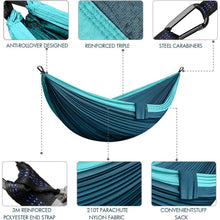 Langlebige 2-Personen Outdoor Hängematte 300 x 200 cm, bis