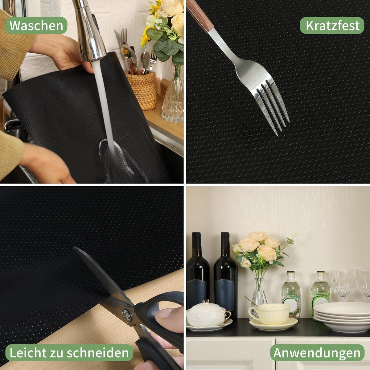 Schubladenmatte 45x600cm – Rutschfest & Schneidbar für Küche & Co.