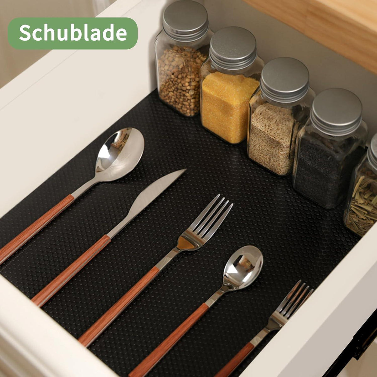 Schubladenmatte 45x600cm – Rutschfest & Schneidbar für Küche & Co.