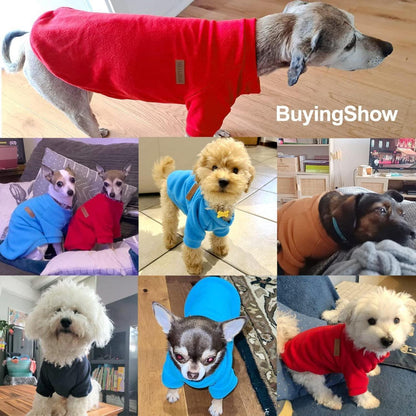 Hundepullover Fleece Blau XL – Warm & Bequem für Kleine Hunde