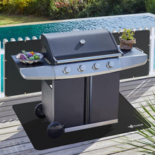 Untergrill Schutzmatte Schwarz 91x124 cm