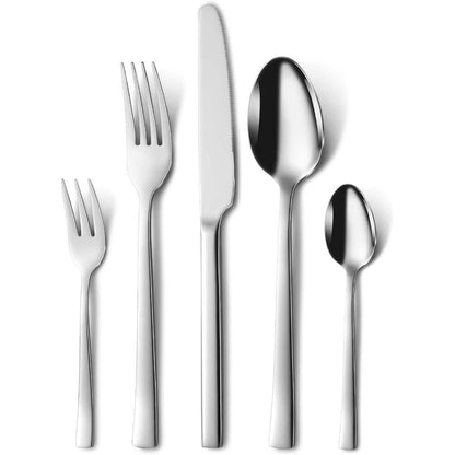 Besteckset 30-teilig für 6 Personen, Edelstahl, spülmaschinenfest