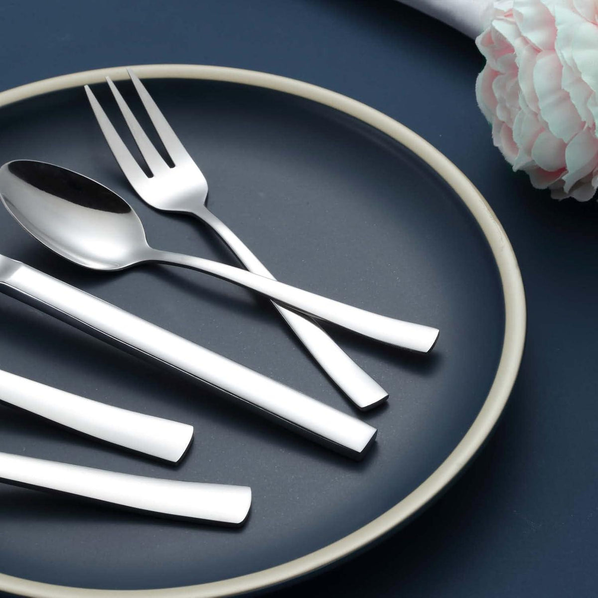 Besteckset 30-teilig für 6 Personen, Edelstahl, spülmaschinenfest