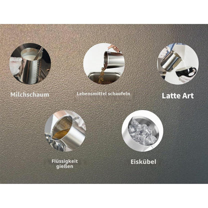 Edelstahl Messbecher 2000ml mit Ausguss – Präzise & Langlebig