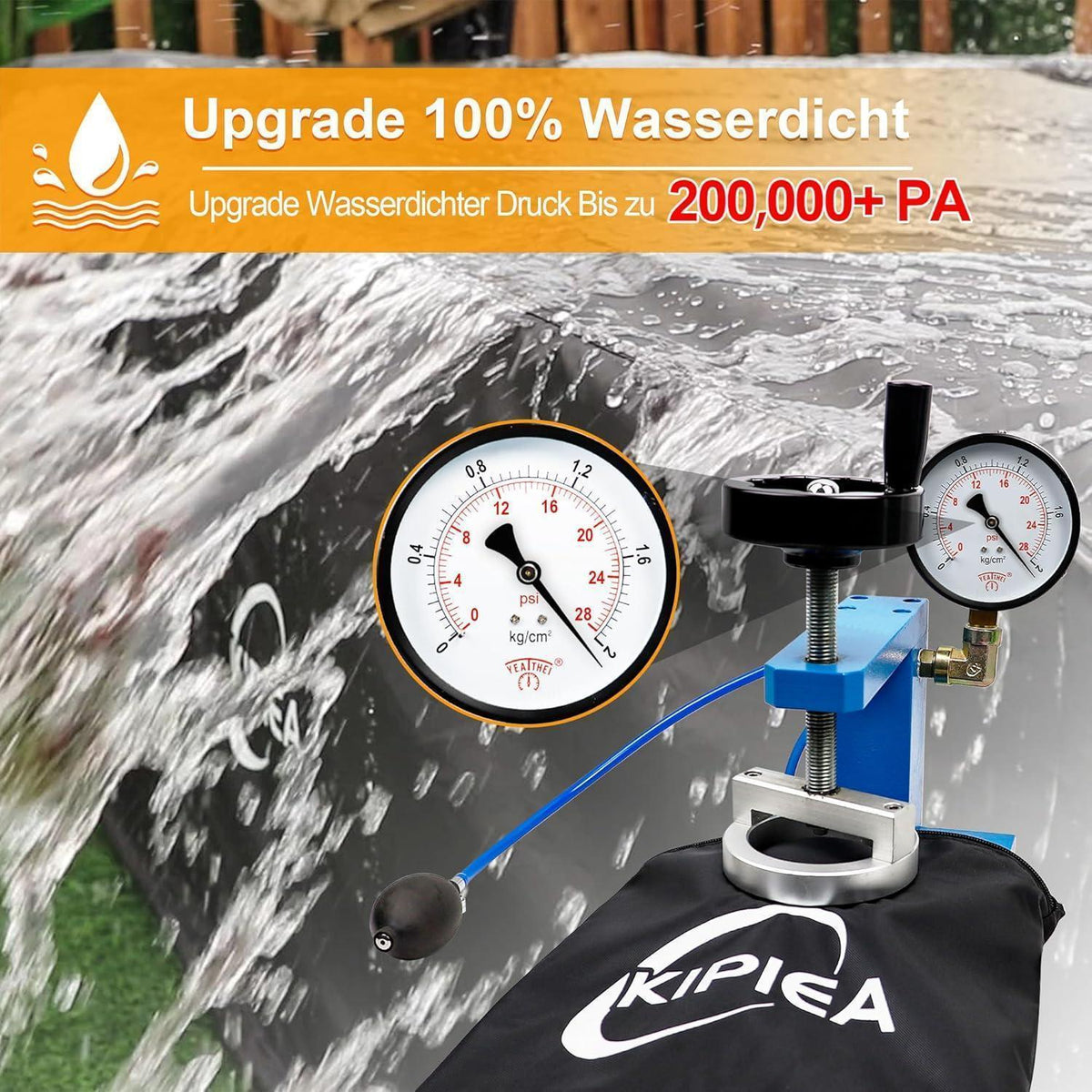 Gartenmöbel Abdeckung Wasserdicht Rechteckig 250x198x81cm