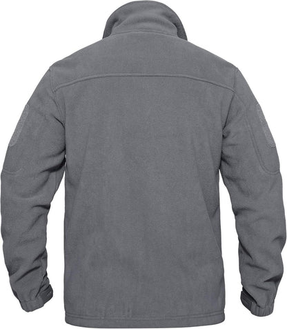 Herren Outdoor Fleecejacke Winddicht 7 Taschen Stehkragen