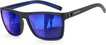 Polarisierte Herren Sonnenbrille TR90 Rahmen UV400 Schutz Schwarz Blau