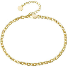 Krkc & Co 4mm Damen Fußkettchen mit bunten Zirkonia