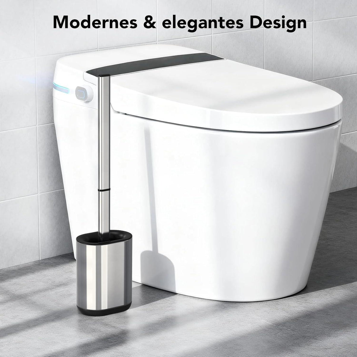 Silikon Toilettenbürste Set mit Halter – Hygienisch & Platzsparend