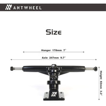 Sidewinder II Skateboard Achsen - Set (2x) - Schwarz