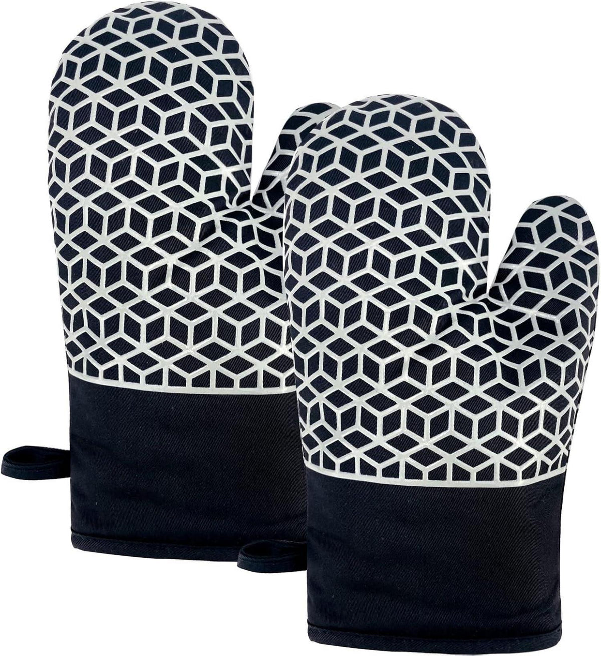 Ofenhandschuhe Hitzebeständig 300°C Silikon Rutschfest Kochen Backen