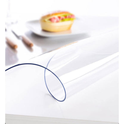PVC Tischdecke Transparent 85x180cm - 2mm Dicke Schutzfolie