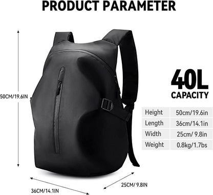 Motorradrucksack Herren wasserdichter Helmrucksack Laptoptasche