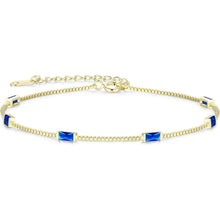 Damen Armband 925 Sterling Silber mit Zirkonia & Edelsteinen