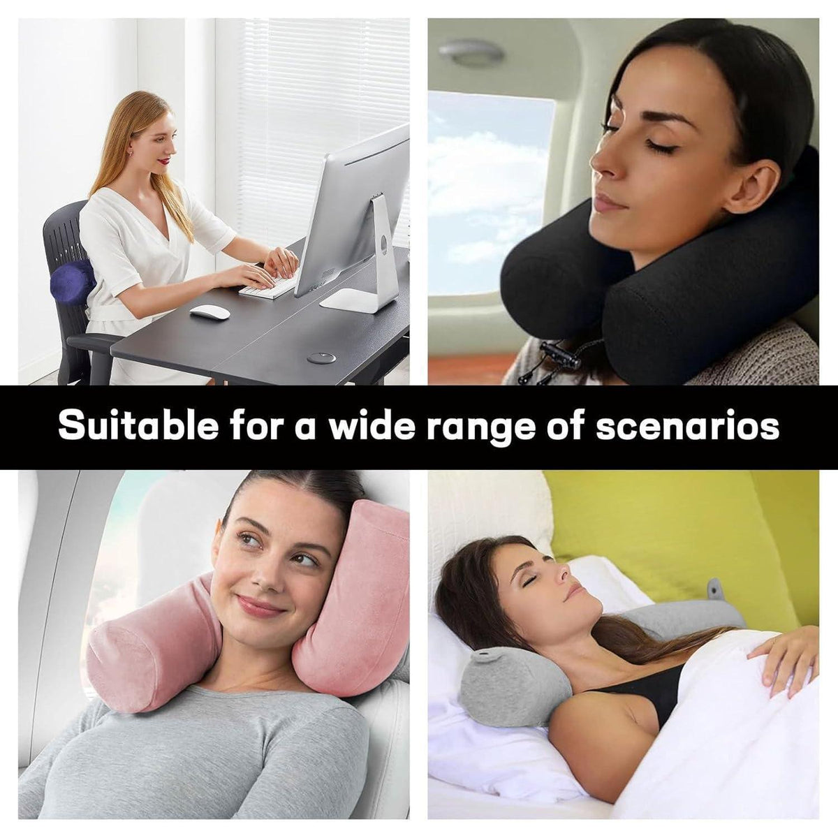 Reisekissen Flugzeug Memory Foam – Flexible Nackenstütze