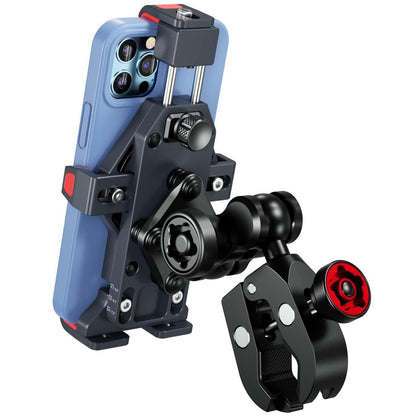 Motorrad Handyhalterung mit Vibrationsdämpfer & Diebstahlschutz