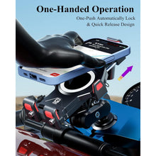 Motorrad Handyhalterung mit Vibrationsdämpfer & Diebstahlschutz