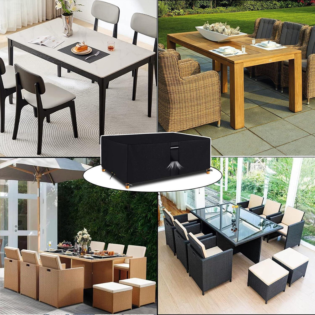 Gartenmöbel Abdeckung Wasserdicht 242x162x90cm