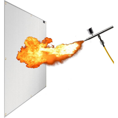 Aluminium Hitzeschutzmatte für Grill & Herd 102x122 cm