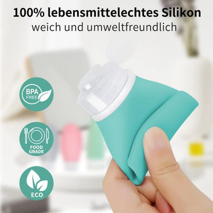 100ml Reiseflaschen Set 4er-Pack – Auslaufsicher & TSA-geprüft