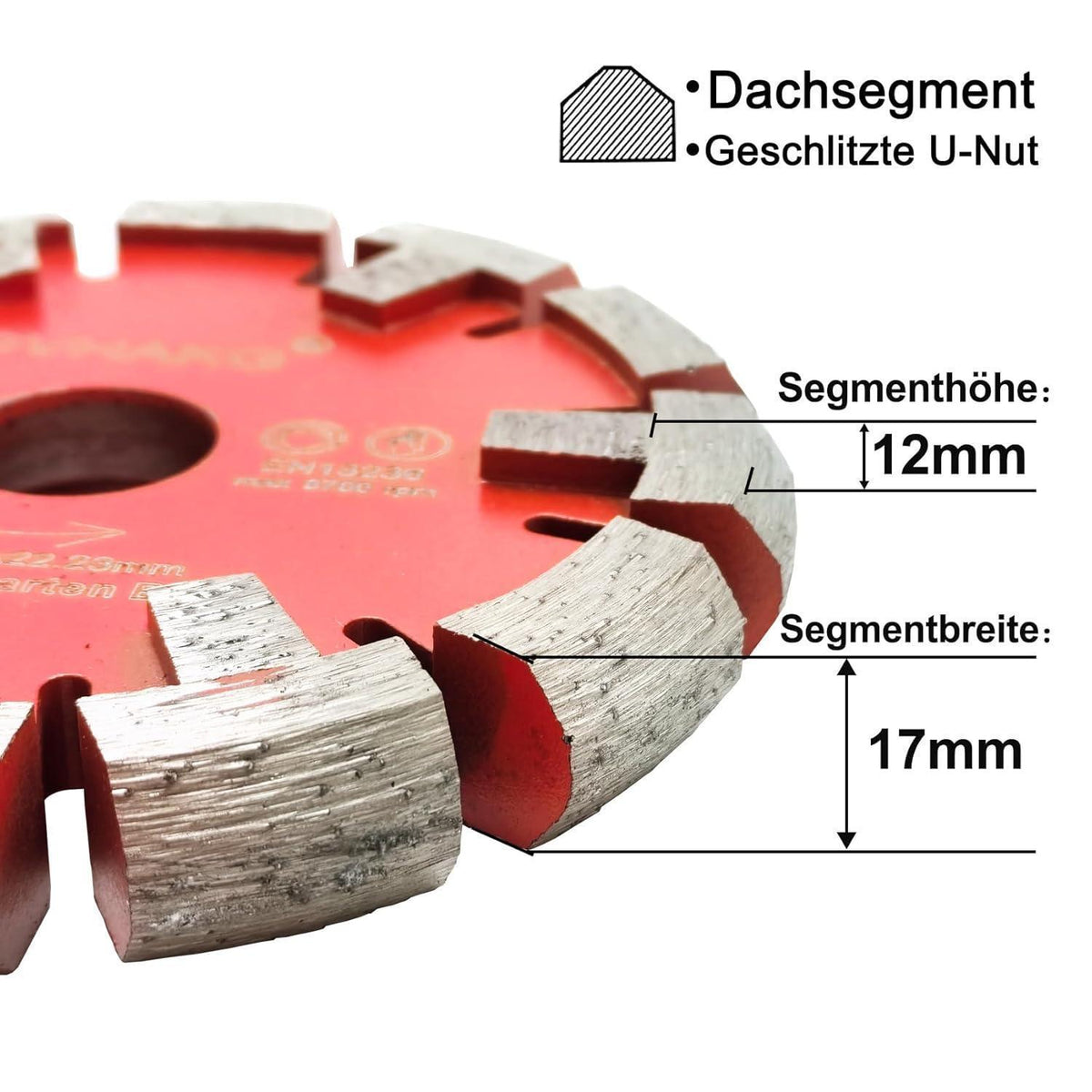 Diamant Trennscheibe für Estrich & Beton 120mm