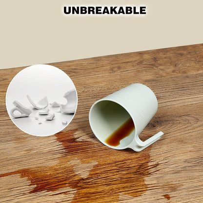 8er Set wiederverwendbare Kaffeetassen 500ml – Mikrowellen & Spülmaschinenfest