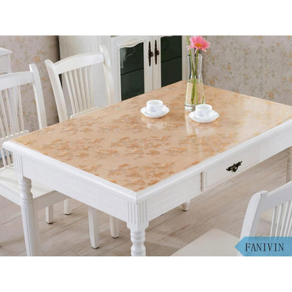PVC Tischdecke wasserdicht 90x180cm – Tischfolie für Küche & Co.
