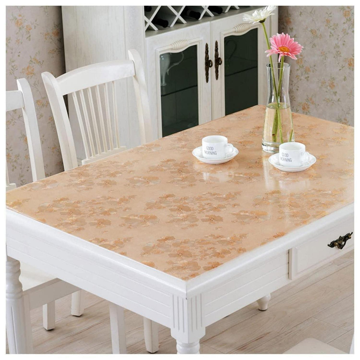 PVC Tischdecke wasserdicht 90x200cm – Tischfolie für Küche & Büro