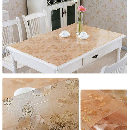PVC Tischdecke wasserdicht 90x200cm – Tischfolie für Küche & Büro