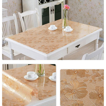 PVC Tischdecke wasserdicht 80x180cm – Tischfolie für Küche & Büro