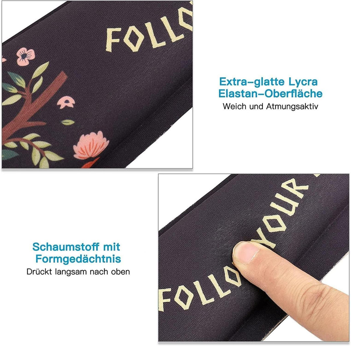 Ergonomisches Mousepad mit Gelkissen und Handauflage