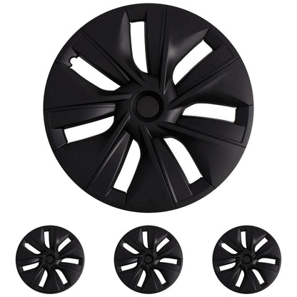 Radabdeckung Tesla Model Y 19 Zoll Matt Schwarz Gemini Stil
