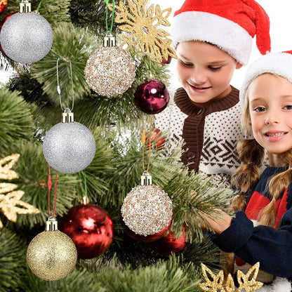 Weihnachtsdekorationshaken 200 Stück Christbaumkugel Aufhänger Grün