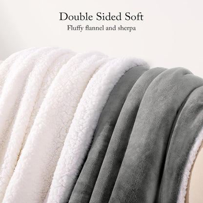 Sofadecke Kuscheldecke Kinder 200x230 Sherpa Decke Flauschig