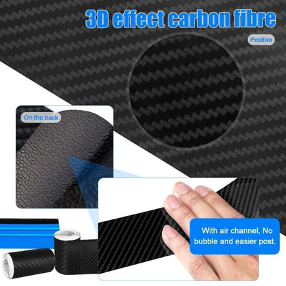 Carbon Folie Einstiegsleisten Schutz Aufkleber 5cm & 7cm Rolle