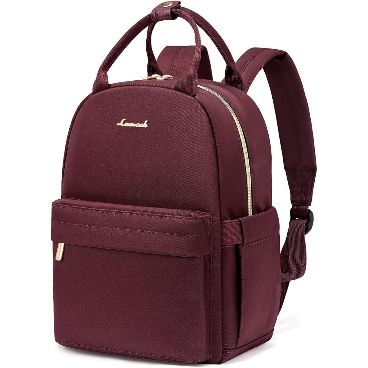 Kleiner Rucksack Damen 2in1 Handtasche Wasserdicht Rot
