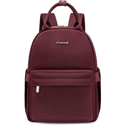 Kleiner Rucksack Damen 2in1 Handtasche Wasserdicht Rot