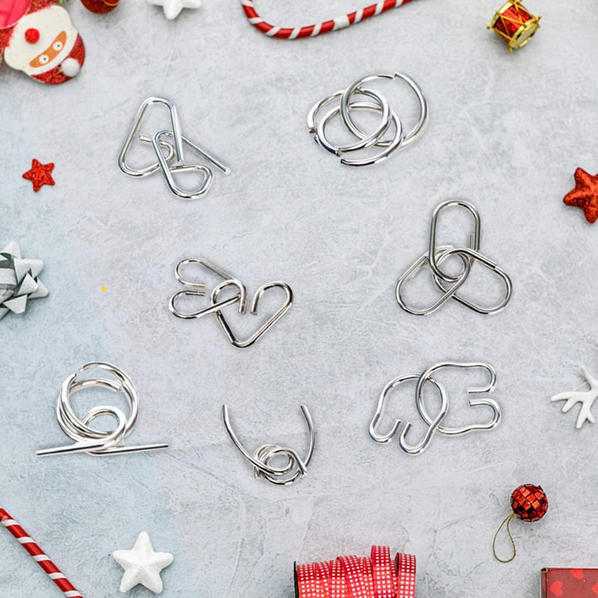 Adventskalender 2026 Kinder – Metallpuzzle Spielzeug für Weihnachten