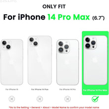 ORNARTO Magnetische Silikon Hülle für iPhone 14 Pro Max 6,7