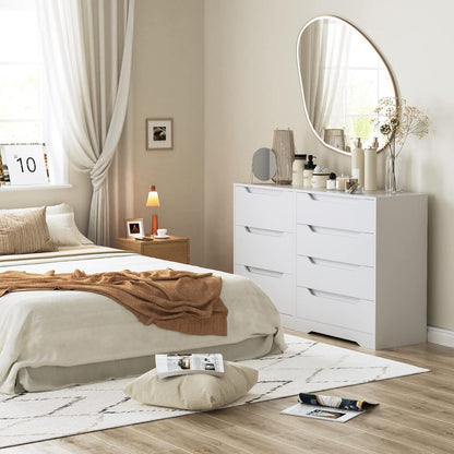 Weißes Sideboard mit 4 Schubladen – Viel Stauraum & Modernes Design
