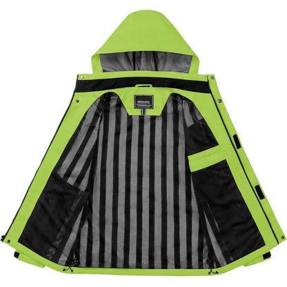 Herren Outdoor Funktionsjacke wasserabweisend Neongrün XL