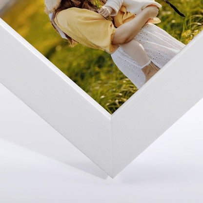 7er Set Bilderrahmen 13x18 cm Weiß Collage Fotos Modern Dünn