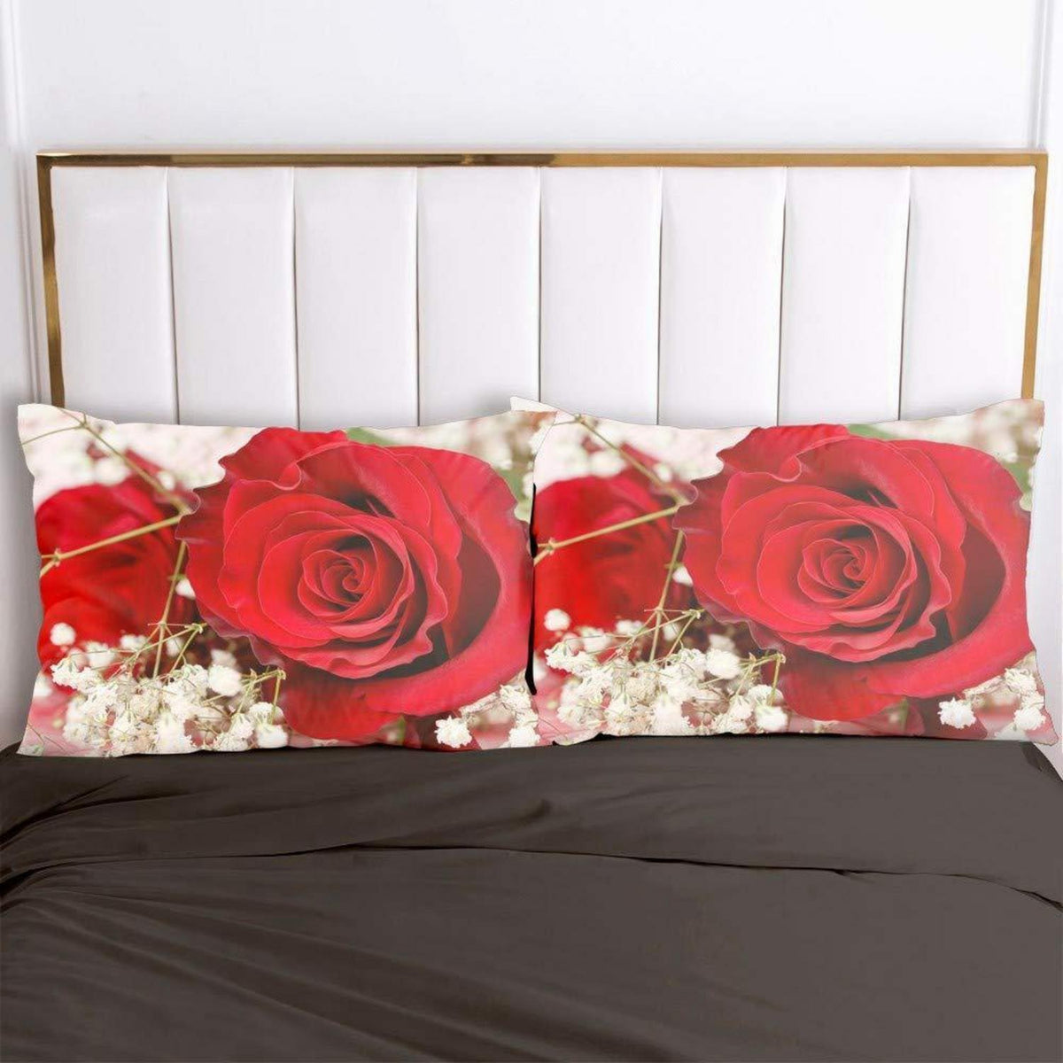 Rosen Bettwäsche Set 135x200cm - Romantisch & Vintage