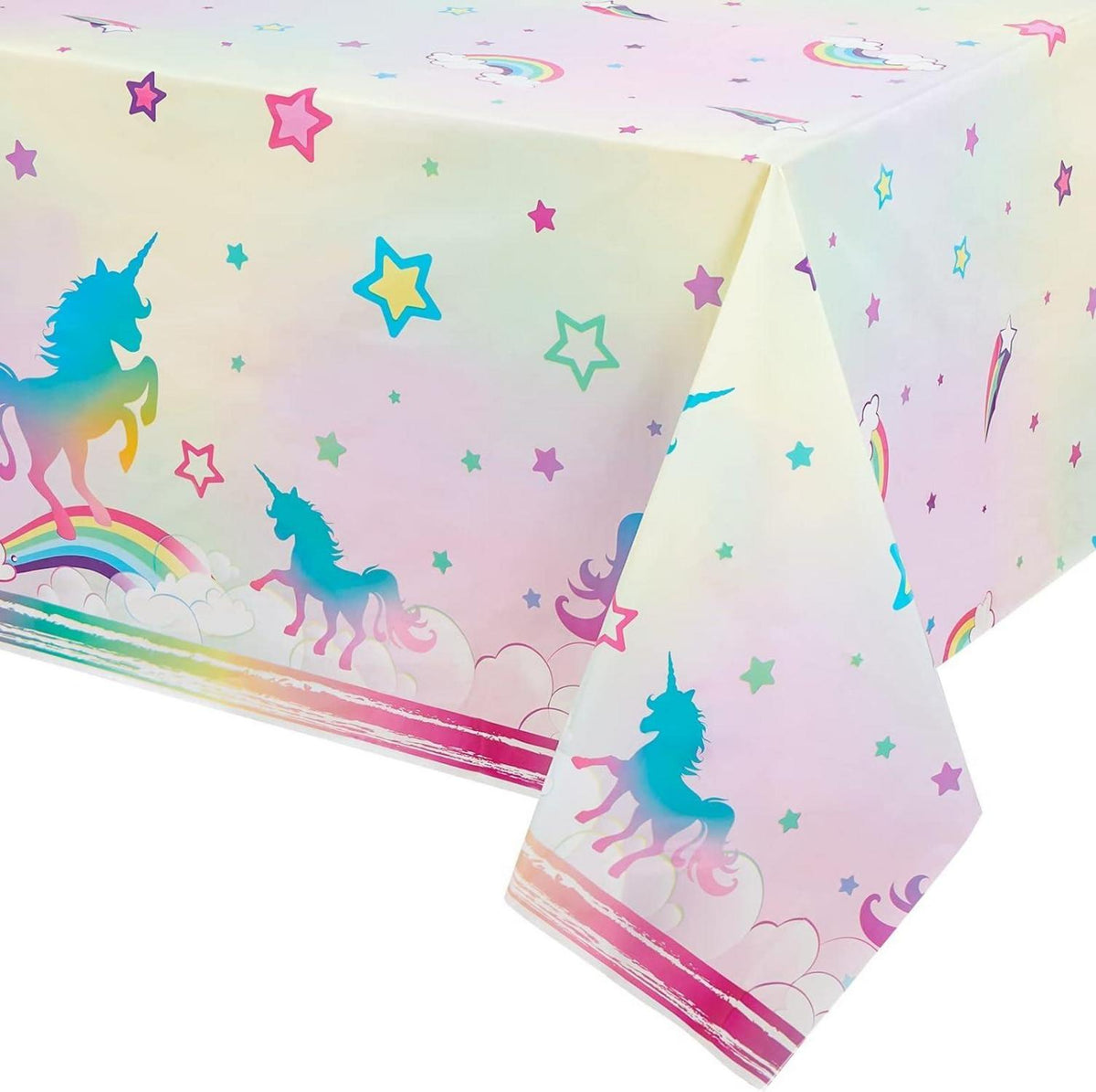 Einhorn Party Tischdecke 137 x 274cm Kunststoff Mädchen Geburtstag