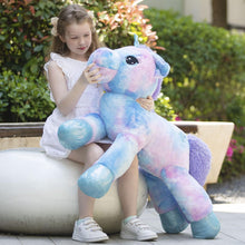 XXL Einhorn Kuscheltier 110cm - Lilac Plüschtier für Kinder