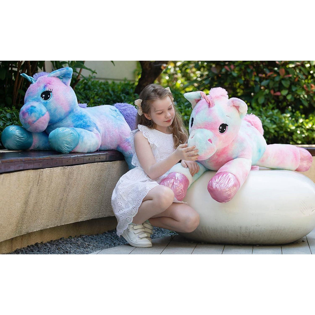 XXL Einhorn Kuscheltier 110cm - Lilac Plüschtier für Kinder