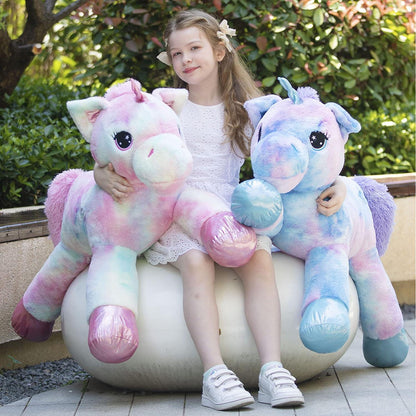 XXL Einhorn Kuscheltier 110cm - Lilac Plüschtier für Kinder