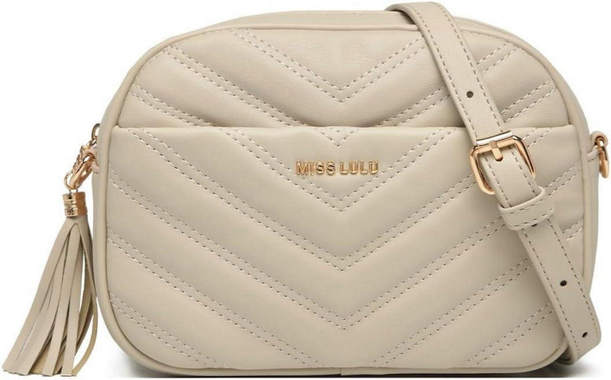 Umhängetasche Damen Crossbody Bag Handtasche Klein Goldene Hardware
