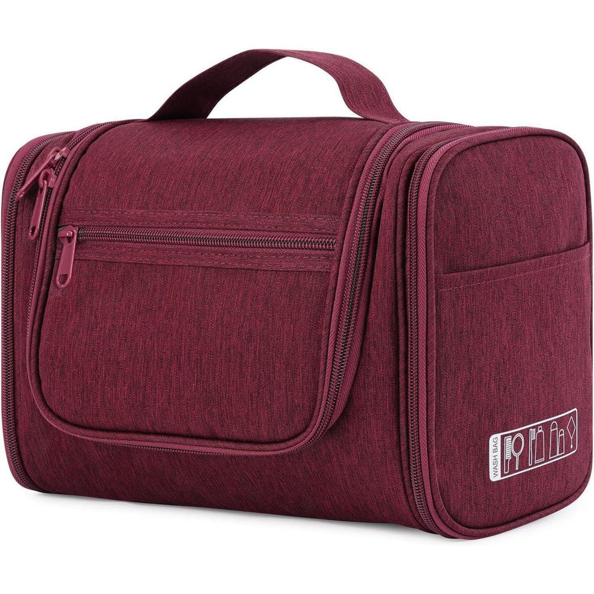 Große Kulturtasche zum Aufhängen, Rot